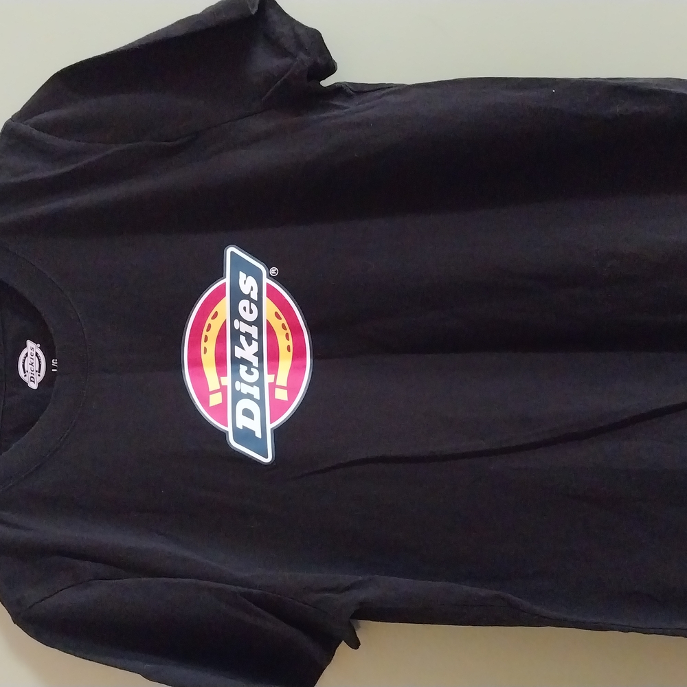 Dickies Black Tee with Logo